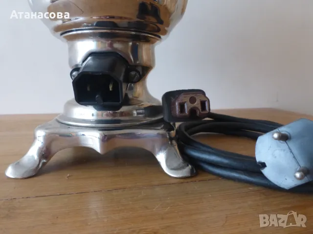 Руски електрически самовар с кабел, снимка 6 - Антикварни и старинни предмети - 48722780