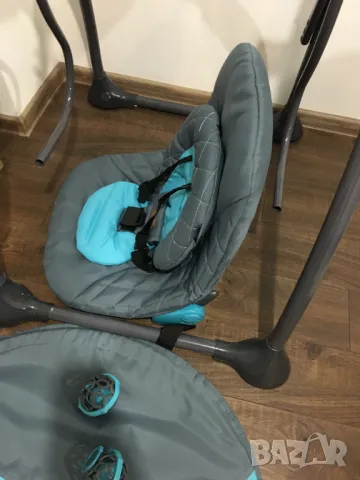 бебешка / детска люлка шезлонг със сенник / градинска, снимка 6 - Детски люлки - 48371619