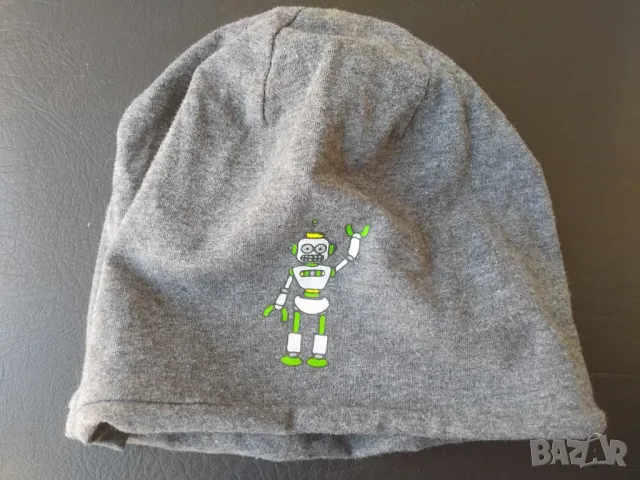 НОВА Детска Шапка с Роботче, снимка 6 - Шапки, шалове и ръкавици - 49031799