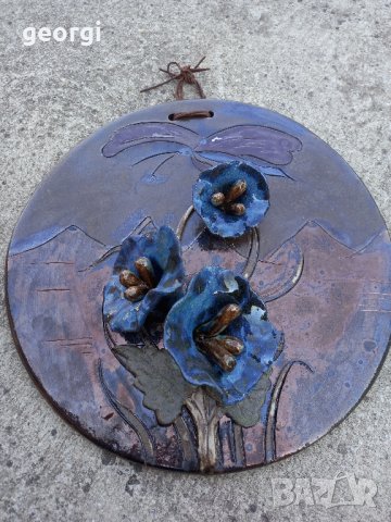 Релефно керамично пано за стена  10/3, снимка 2 - Пана - 41912994