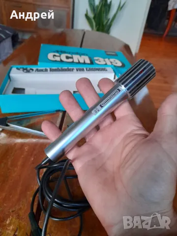 Стар микрофон Grundig GSM 319, снимка 4 - Други ценни предмети - 47850349
