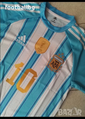 Аржентина мъжка футболна тениска ❤⚽️ НОВО три звезди