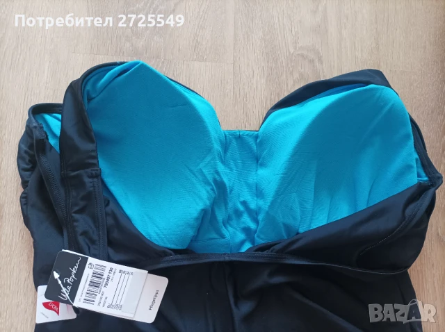Ulla Popken -голям размер цели бански, снимка 4 - Бански костюми - 50680368