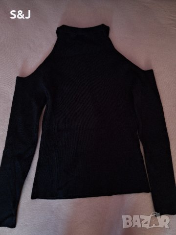 Блуза с голи рамене H&M, снимка 2 - Блузи с дълъг ръкав и пуловери - 42165400