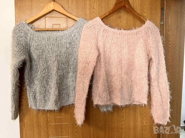 лот пухени пуловери