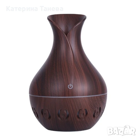 Арома дифузер за освежаване и пречистване на въздуха с LED светлини - СВ.КАФЯВ, снимка 2 - Декорация за дома - 51423983