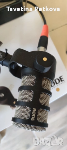 Професионален сет: Микрофон Rode PodMic + Рамо Rode PSA1+ (ЧИСТО НОВИ), снимка 4 - Микрофони - 53732416