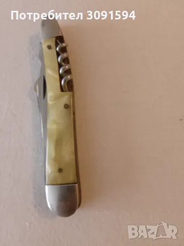  Буковец ,Старо седефено колекционерско туристическо ножче, снимка 4 - Други ценни предмети - 50127056