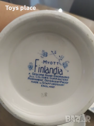 Винтидж порцеланов сервиз за кафе/чай 1982 Myott Finlandia 21 части England, снимка 7 - Сервизи - 50928833