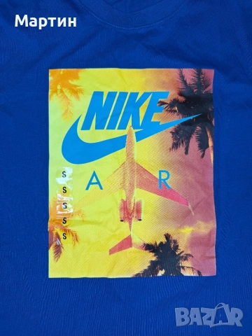 Мъжка тениска Nike Air Flight - размер S, снимка 2 - Спортни дрехи, екипи - 51703660