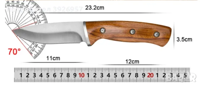 Аутдоор бушкрафт нож, снимка 5 - Ножове - 49818477