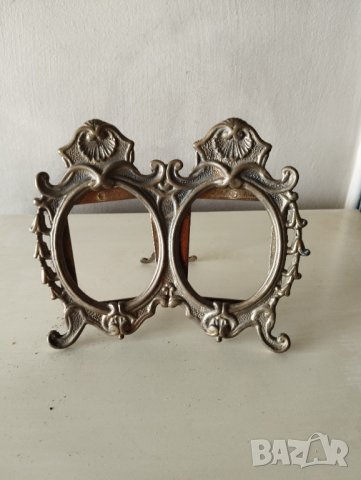 двойна рамка за снимка в бароков стил