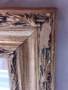 Страхотна италианска картина огледало сребърно фолио, снимка 4