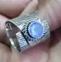 пръстен от сребро 925 с естествен танзанит, снимка 2