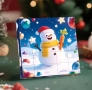 Коледен магнитен пъзел, 25 кубчета, снимка 5
