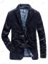 Мъжко модно ежедневно сако (блейзър) от рипсено кадифе - 023, снимка 1