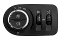 Ключ за светлини фарове, Opel, Corsa D, С Регулиране, Черен, снимка 1