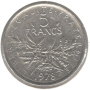France-5 Francs-1978-KM# 926a-"O. Roty", снимка 1 - Нумизматика и бонистика - 44594171