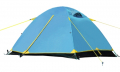 Палатка двуместна (двуслойна) с размери 210x140x105 см Вътрешният слой на палатката е от мрежест пла, снимка 1