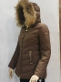 Големи размери яке с естествен пух, снимка 2