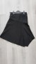 Черна дамска пола, с цепка отпред, размер XS, снимка 1 - Поли - 44449638