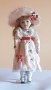 Порцеланова кукла със стойка , снимка 1 - Кукли - 41745826