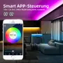 Комплект RGBW LED ленти, WiFi 10M, интелигентно управление с приложение, RGB + топло бяло, снимка 4