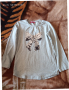 Запазена блуза за момиче, снимка 1 - Детски Блузи и туники - 36351543