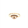 Златен дамски пръстен 1,25гр. размер:56 14кр. проба:585 модел:20162-6, снимка 1