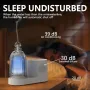 DOUDING 4в1, 400 мл Стъклен дифузор за етерично масло с Bluetooth високоговорител, 7 цветни светлини, снимка 6
