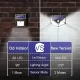 IOTSES Соларни охранителни светлини за открито, надстроени 100 LED 270° сензор за движение, снимка 6
