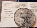 Италианска сребърна монета медал Банка на Италия, снимка 12