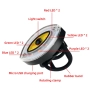 Задна LED стоп светлина за велосипед колело QIXUN EYE, USB, 30 лумена, снимка 6