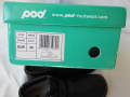 Детски кожени боти черни обувки с лепки POD Footwear НОВИ (35), снимка 9