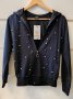 Дамски комплект в тъмносиньо с перли размер S цена 33 лв., снимка 3