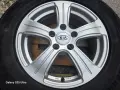 Лети джанти 16ки 5х114.3 Kia + зимни гуми 215/70/16 Barum, снимка 4