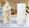 3D Мъж жена двойка и цветя силиконов молд форма за смола свещ гипс шоколад декор , снимка 1