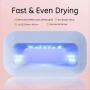 150W UV LED O'Vinna лампа за нокти с автоматичен сензор, 60 LED светлини, снимка 5