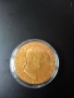 Позлатена голяма испанска монета, снимка 4