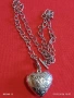 Ефектно романтично колие с висулка във формата на сърце ❤️ красива орнаментика 51896, снимка 7