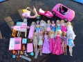 Огромен лот Mattel - Barbie кукли, кухня, кола, мотор, снимка 1