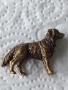 Бронзова фигурка на куче малка  24647, снимка 1