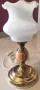Настолна лампа ретро със стъклен лампион , снимка 2