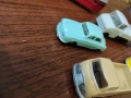 Стари пластмасови ретро Vintage колички 1:62 мащаб, снимка 4