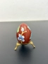Декоративно яйце, изработено в техниката клоазоне. №7712, снимка 3