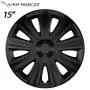 Тасове Versaco Carbon Aviator черни за 15'' джанти, комплект от 4 броя, снимка 2