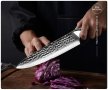 Професионален Нож от Дамаска стомана., снимка 4