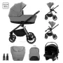 LORELLI Premium Комбинирана количка 3в1 BIANCA GREY, снимка 1