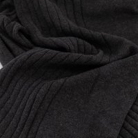 Tom Tailor - Рипсени шал, тъмно сив, снимка 2 - Шалове - 42625714