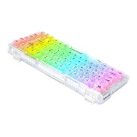 Клавиатура Геймърска Безжична и USB Redragon Elf PRO K649CT-RGB-PRO RGB LED Подсветка Transparent Sw, снимка 7 - Клавиатури и мишки - 41855279